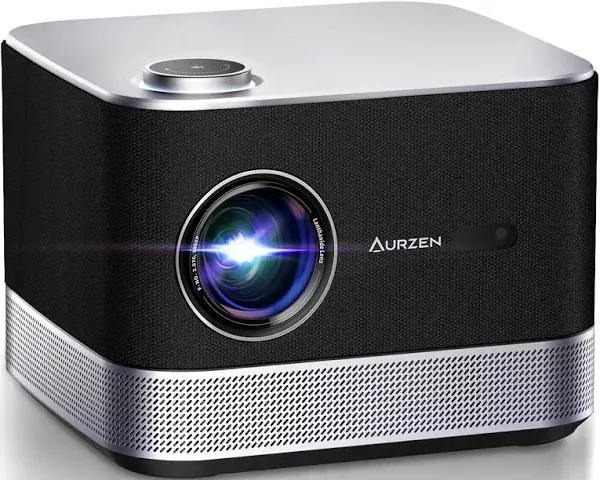 Boom 3 Black Projector | Home Theater Native 1080p Projector | Portable Smart Projector - Aurzen