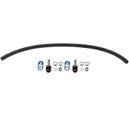 Dorman 800-671 A/C Line Splice Kit for 3/8 Line With No. 6 Hose, Black