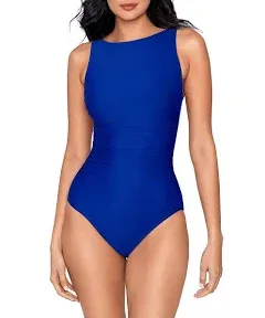 Miraclesuit Women's Rock Solid Regatta One Piece Swimsuit