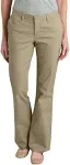 Dickies NWT! Slim Fit Stretch Twill Desert Sand Boot Cut Midrise Pant Size 10