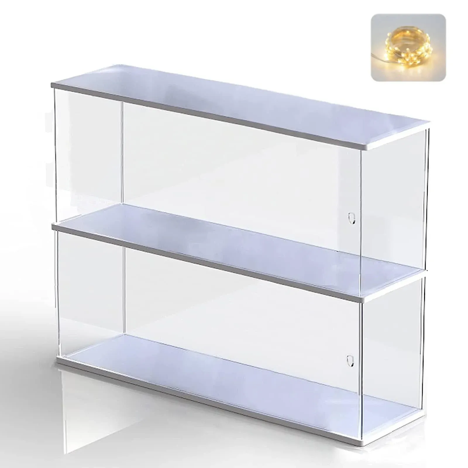 ELEpure Clear Acrylic Display Shelf for Mini Funko Pop