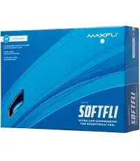 Maxfli 2021 Softfli Matte White Golf Balls - Each