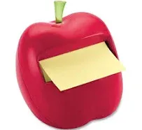 3M Post it Pop up Notes Dispenser Weighted Red Apple for 3 x 3 Inch Note Pads