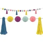 Oh Happy Day Pom-Poms and Tassels Garland