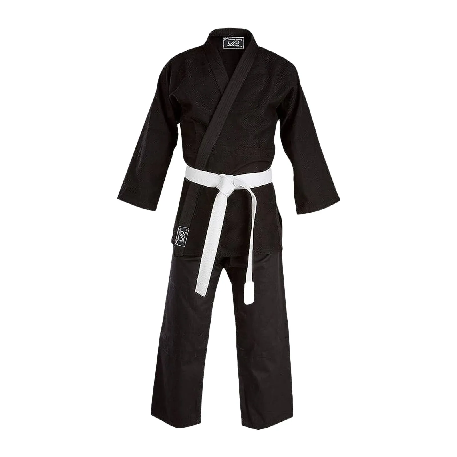 JP Sports Black Karate Uniform Lightweight Student Karate Gi Martial SZ 2/150