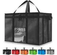 3XL Insulated Cooler Bag and Food Warmer for 3X-Large Black Foldable for storage