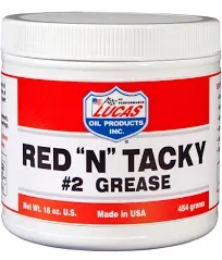 Lucas Oil Lucas Red N Tacky #2 Grease 1lb. Tub 10574 16 oz 53-2183 58-5298