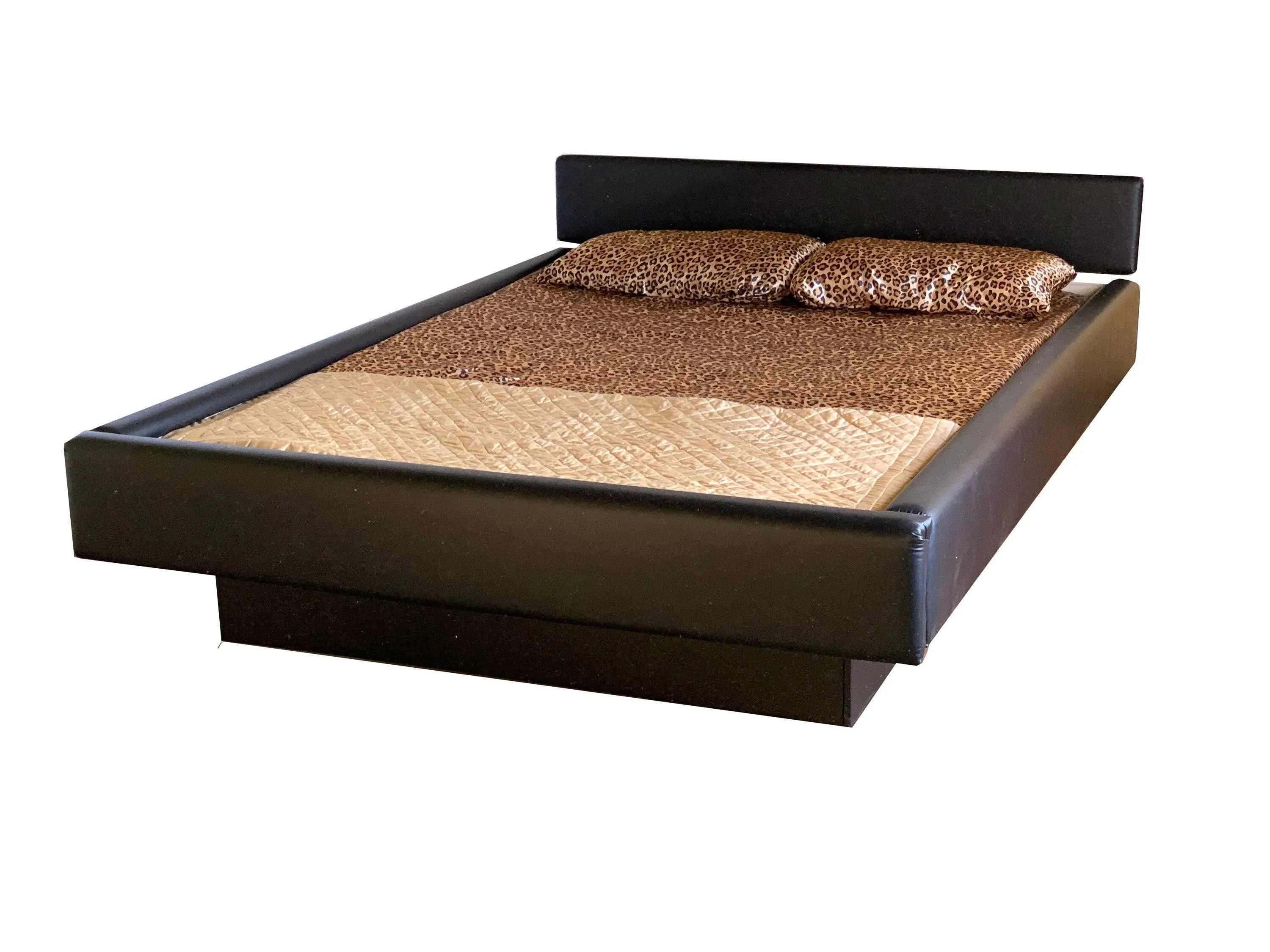 Strobel King Size Black Hardside Waterbed | 9200BVU5ASPK259