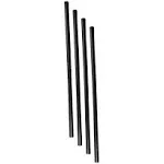 StrawFish 7655070-b 4.75" x 3mm Stirrer Unwrapped Black 5000/CS