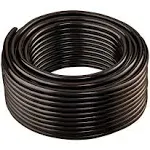 5/8"" IDx3/4"" ODx50Ft Flexible Non-Toxic Black Vinyl Tubing