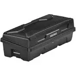 Yakima DeepSpace 10, 10 Cubic Foot Wide Storage Vehicle Back Rack Cargo Box with Mounting Hardware and SKS Lock, Black