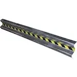 Vestil GR-H2R-BO-4-HDG Galvanized Steel Straight Guard Rail 48 In. Length Gray