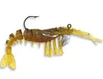 Vudu Jumbo Rigged Shrimp - Rootbeer, 4in, 1/4oz, 2pk