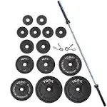 Legacy Cast Iron Precision Milled Olympic Plate Set (300lb)