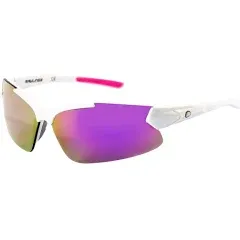 RAWLINGS Youth Sports Baseball Sunglasses Durable 100% UV Poly Lens, Shielded Lens (White/Pink)