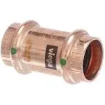 Viega ProPress 1/2 in. Press Copper Coupling No Stop (10-Pack)