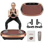 EILISON Bolt Vibration Plate Exercise Machine - Lymphatic Drainage Machine for Weight Loss Home Fitness - Whole Body Vibration Platform Exercise