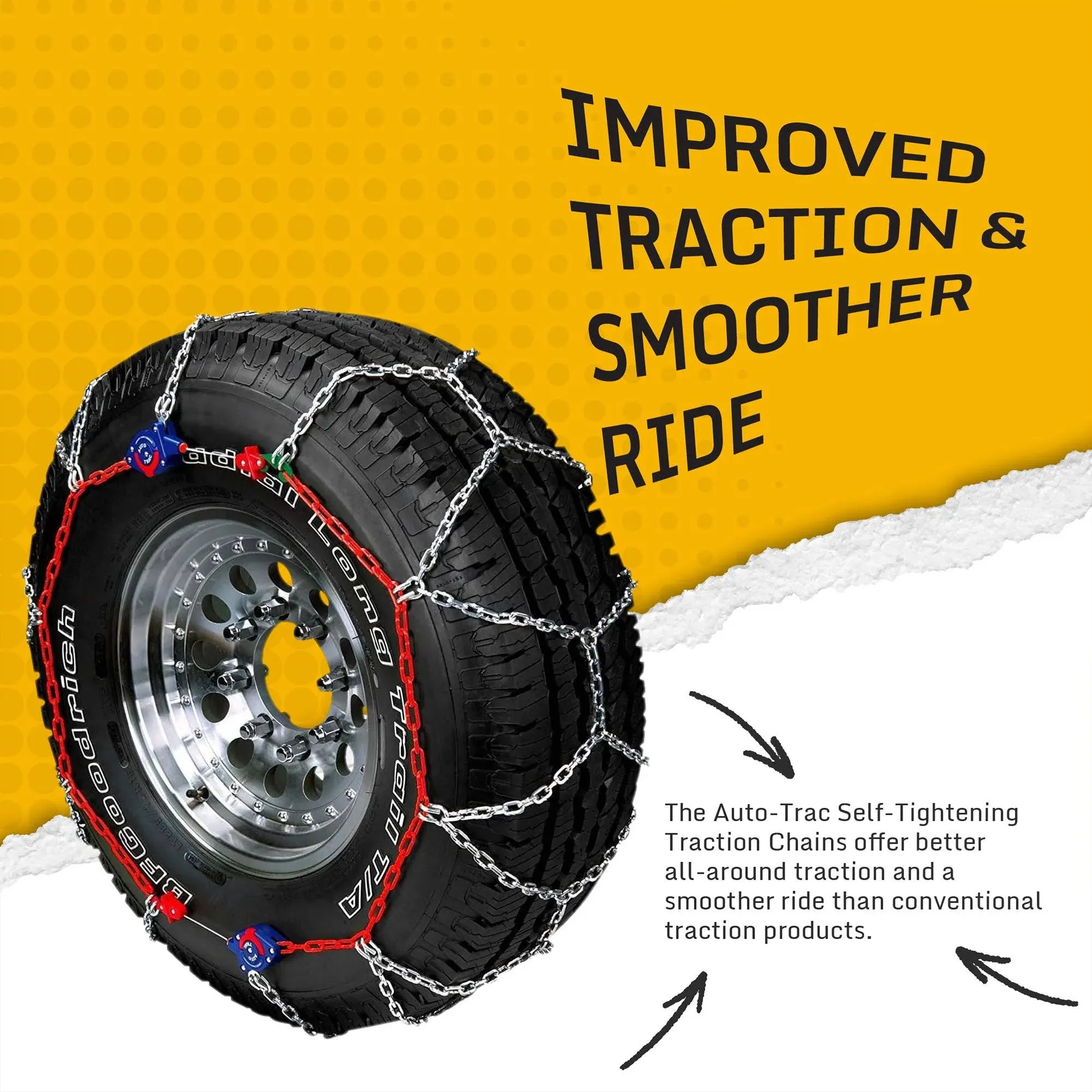 Auto-Trac Series 2300 Pickup Truck/ SUV Traction Snow Tire Chains