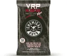 Chemical Guys PMWTVD10750 VRP Shine and Protectant Wipes Mega 50 Pack For Vin...