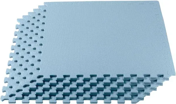 We Sell Mats 1/2 Inch Thickness Multipurpose EVA Foam Floor Tiles, Interlocking Floor Mat for Indoor Gym and Home Use