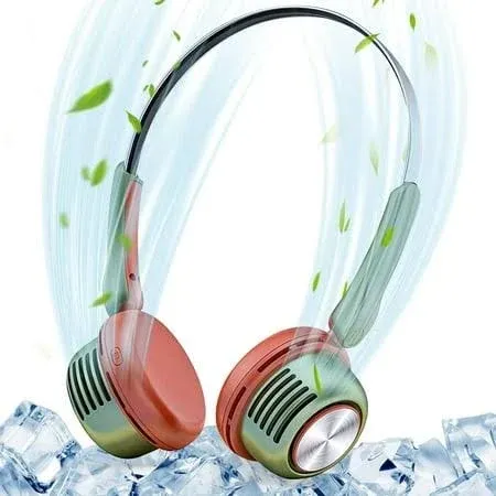 Portable Neck Fan,Hands Free Bladeless Fan,USB Rechargeable Wearable Cooling Personal Fan