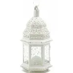 White Moroccan Lantern