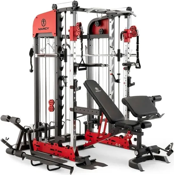 Marcy Pro Deluxe Smith Cage Home Gym System