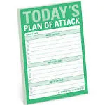 Knock Knock Plan of Attack Great Big Sticky Note, Daily to-Do List Sticky Pad...