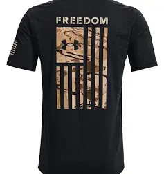 Under Armour Freedom Flag Camo T-Shirt, Men's White