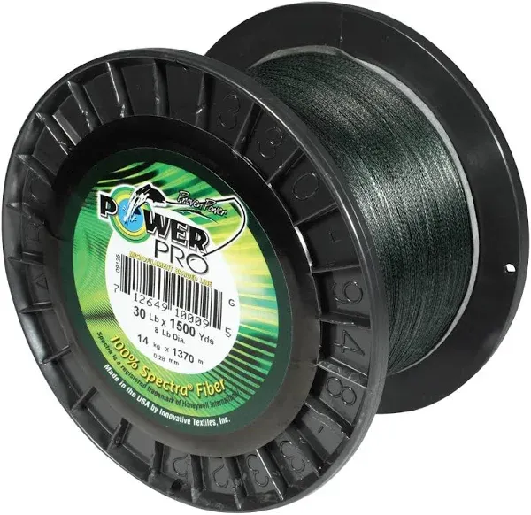 PowerPro  Braided Fishing Line - Hi-Vis_Yellow - 50lb - 150yd/135m (211005001...