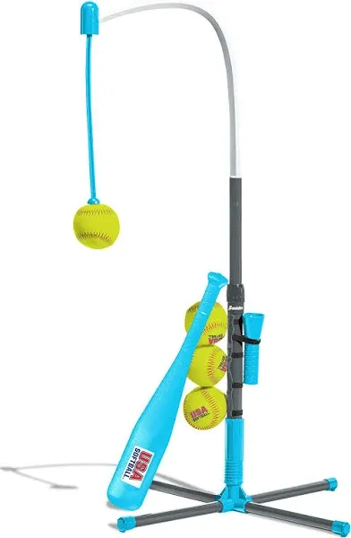 Kids Adjustable Teeball and Softball Batting Tee