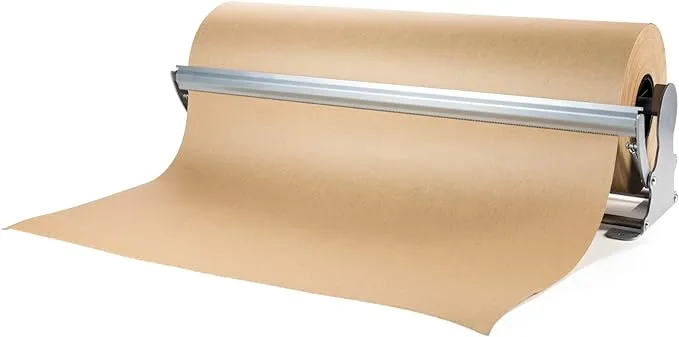 IDL Packaging 36 inch Kraft Paper Roll Dispenser and Cutter