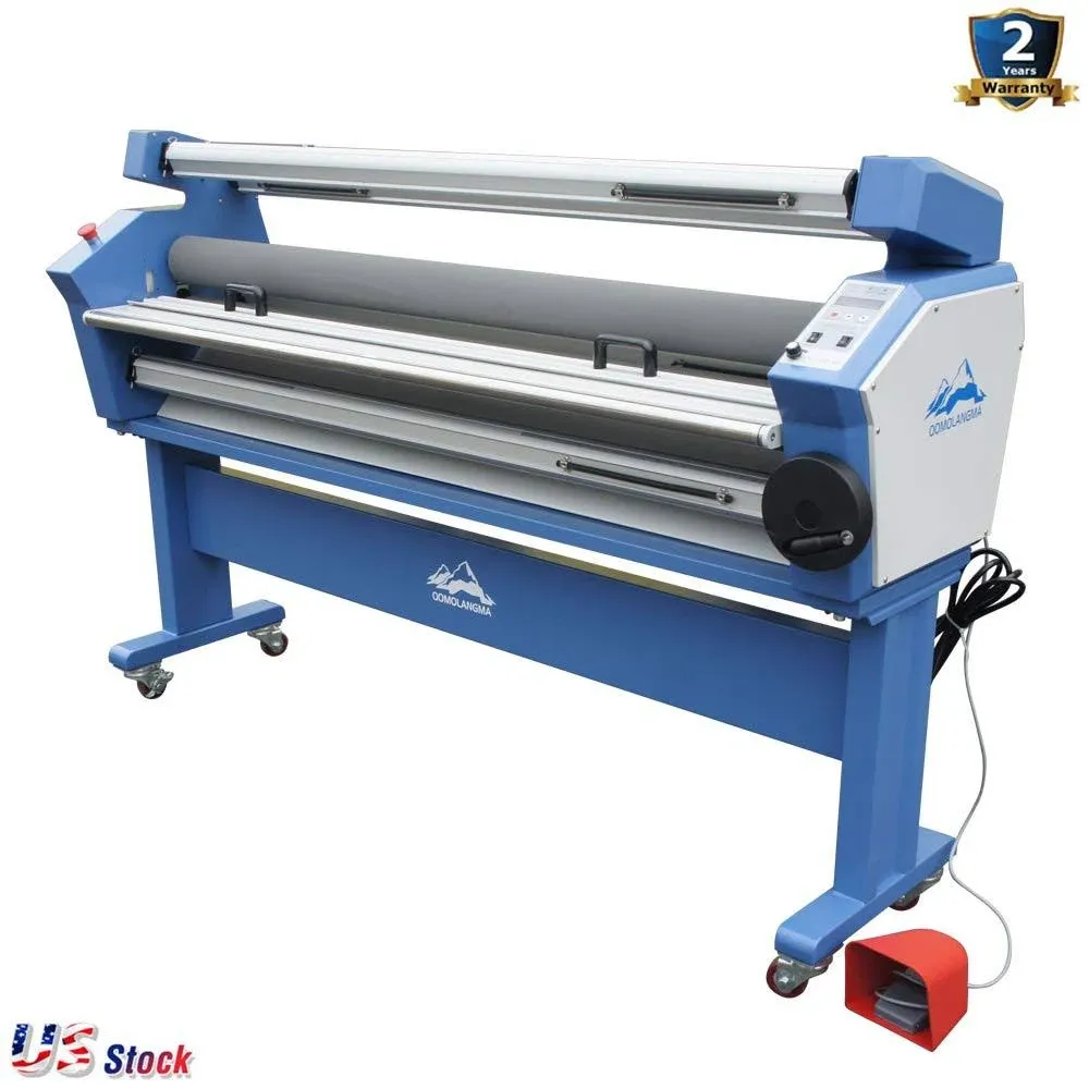 Qomolangma Full-auto Wide Format Cold Laminator Heat Assisted Roll to Roll - Same as the Picture