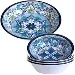 Certified International Talavera 5 Pc. Salad Serving Set