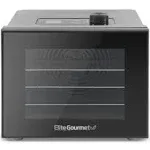 Elite Gourmet 4-Tier Food Dehydrator Black