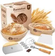 Sourdough Bread Baking Supplies and Proofing Basket, A Complete Bread Making Kit