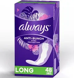 Always Xtra Protection Daily Liners Long 80 ct Pack