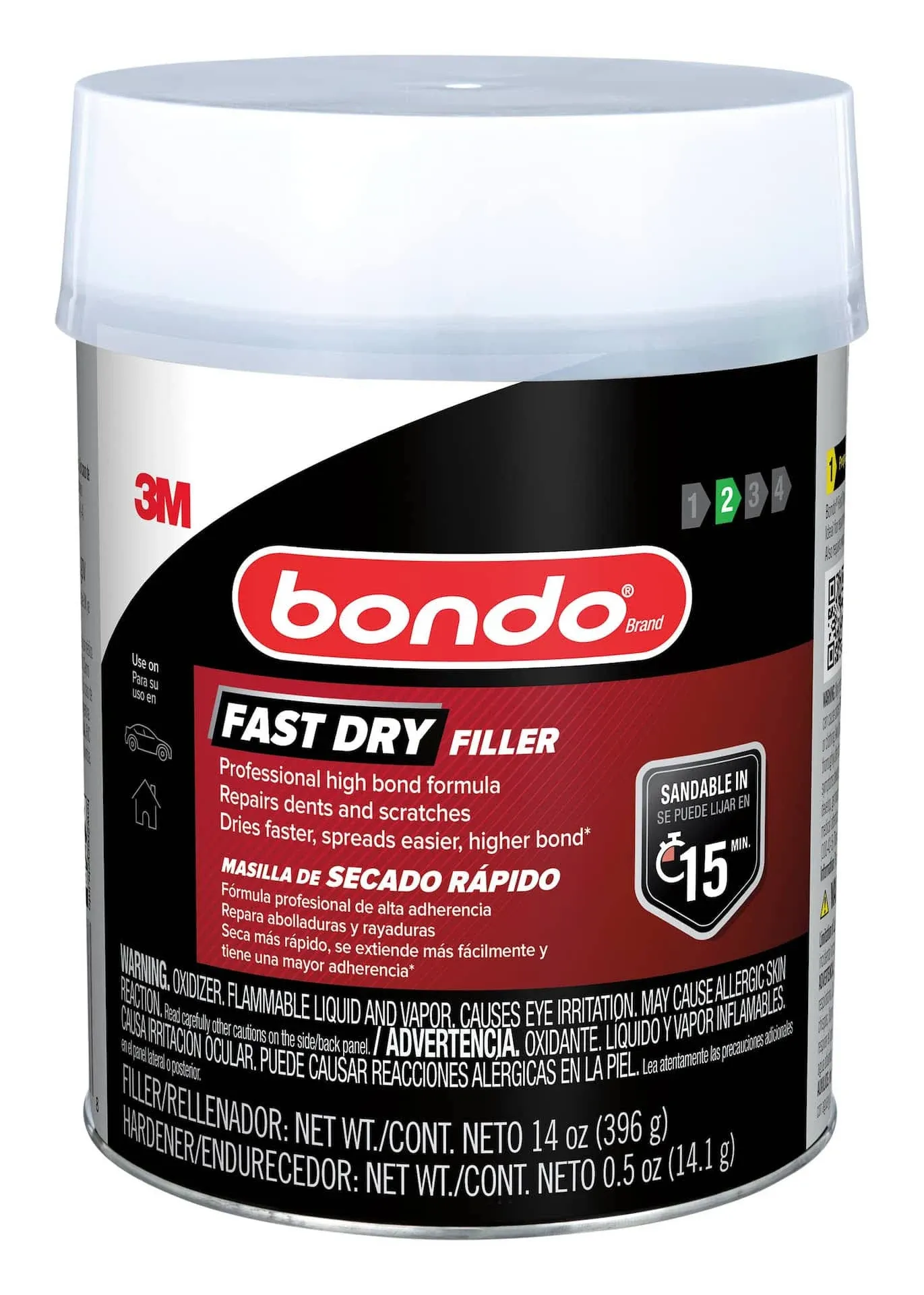 3M FD-PT-ES Fast Dry Filler, 14 oz.