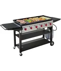 Camp Chef 6-Burner Flat Top Grill and Griddle FTG900