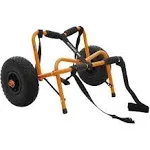 Rad Sportz Kayak Trolley Pro Premium Kayak Cart Airless Tires 150 lb Cap Yellow