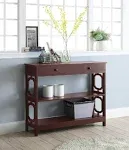 Omega 1 Drawer Console Table, Espresso