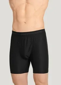 "Jockey Men's Ultimate Freedom 8"" Long Leg Boxer Brief