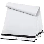 100 - 7.5 x 10.5 Premium Matte Finish White Poly Mailers Envelopes Bags