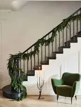 Real Touch Norfolk Pine Entry / Staircase Garland