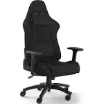 Corsair TC100 Relaxed Gaming Chair - Leatherette Black/Black