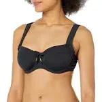 NWT | 32HH Panache Swim Anya Riva Bikini Top | Black