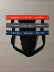 Calvin Klein Men's Cotton Stretch 3-Pack Jock Strap