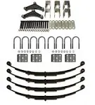 LIBRA 3500lb Tandem Trailer Axle Suspension Kit Leaf Springs U-Bolt & Hanger Kit