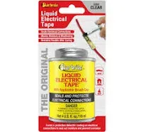 Star Tron Liquid Electrical Tape (LET) Clear | 4 oz | 84108