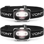 vont 'Spark' LED Headlamp Flashlight (2 Pack, Batteries Included) Head Lamp Gear